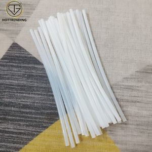 Combo 10 Cây Keo Nến Trong Suốt Dài 26cm Đường Kính 7mm Làm Đồ Hanmade Siêu Dính