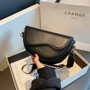 Fashionable Shoulder Crossbody Bag Womens 2026 New Style High-End Sensation Single Shoulder Saddle Bag Retro