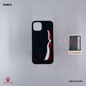 Softcase iPhone Bred Red Hype 3D 11 Xr 12 13 Pro Max 14 8 Plus Mini
