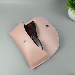 กล่องเก็บแว่นตา กล่องใส่แว่น หนัง PU กระเป๋าหนังนิ่ม แบบพกพา สําหรับใส่แว่นตากันแดด กระเป๋าเก็บแว่นตา