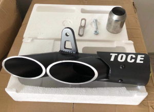 Professional Motorcycle Racing Bicycle Full Exhaust System Muffler Tailpipe Rear for Honda Yamaha Suzuki Kawasaki and Other 36-51mm Iocomotive Models Locomotive Motorcycle Motor Vehicle Refit Exhaustpipe