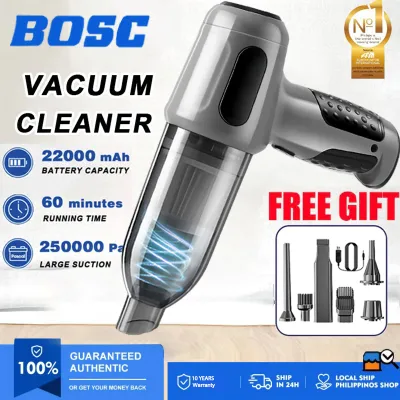 BOSC Vacuum Cleaner Portable 250000pa Mini Usb 5 in 1 Penghisap Debu Mobil Wireless Kasur Penyedot Debu Vakum Serbaguna GARANSI 10 TAHUN