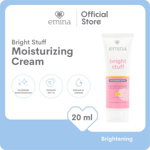 Emina Bright Stuff Moisturizing Cream 20 ml - Pelembab Wajah Mencerahkan