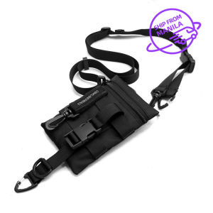 Leacat Mobile phone bag hip-hop street fashion small sling bags tooling waist bag