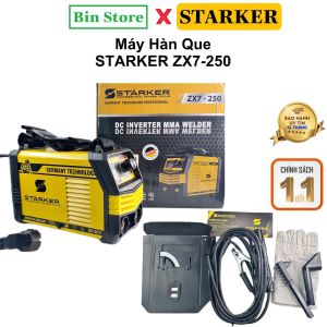 Máy hàn mini STARKER ZX7-250A - Máy hàn điện tử đầy đủ phụ kiện chuyên hàn que 3.2ly - Nhỏ gọn - Cực Khoẻ
