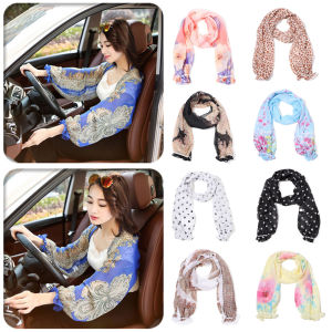 1PC Women Arm Protection Sleeve UV Anti-scratch Shawl Cool Thin Sleeves Outdoor Driving Clothes
