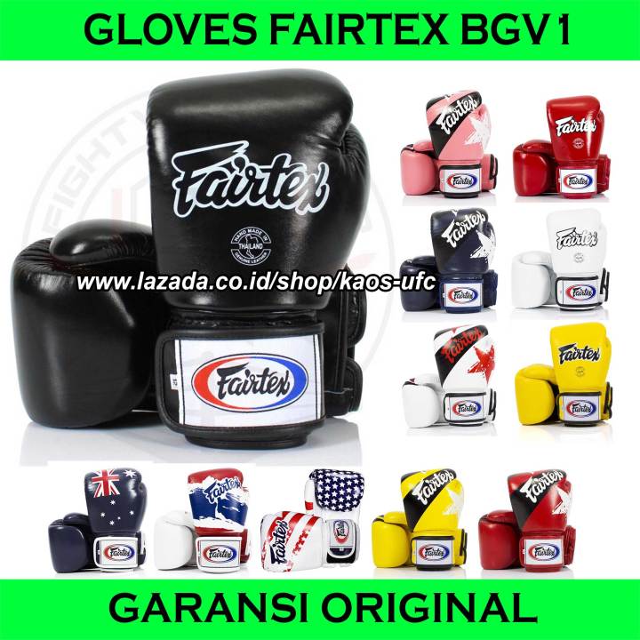 SARUNG TINJU FAIRTEX BGV1 ORIGINAL, SARUNG MUAY THAI FAIRTEX, BOXING GLOVES FAIRTEX, GLOVES MUAY THAI FAIRTEX, MUAY THAI GLOVES FAIRTEX, GLOVES TINJU FAIRTEX
