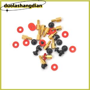 [Duola] 12pcs Computer Screws Motherboard Standoffs Screws Washers Kit