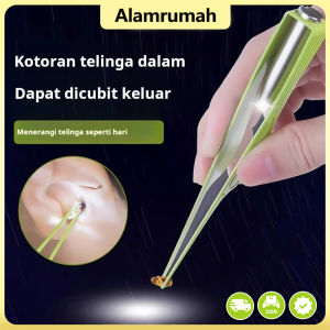 Alat Pembersih Telinga dengan Lampu LED Set Penjepit Kuping Bayi Anak Aman & Praktis