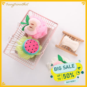 Bông tắm B46 tạo bọt hình trái cây dễ thương TTNTB46