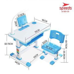 SPEEDS Meja Kursi Belajar Anak UK. 70cm Meja Kursi Sekolah Meja Tulis Anak Portable 031-23