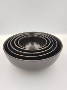 ชาม ชามเซรามิค ชามราเม็ง สีดำ มี 4 ขนาด 5 นิ้ว 6 นิ้ว 7 นิ้ว 8 นิ้ว บรรจุ 1 ใบ