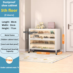 5/7/9-Tier Shoe Cabinet – Rolling & Dustproof Shoe Storage Storage cabinet Corner cabinet
