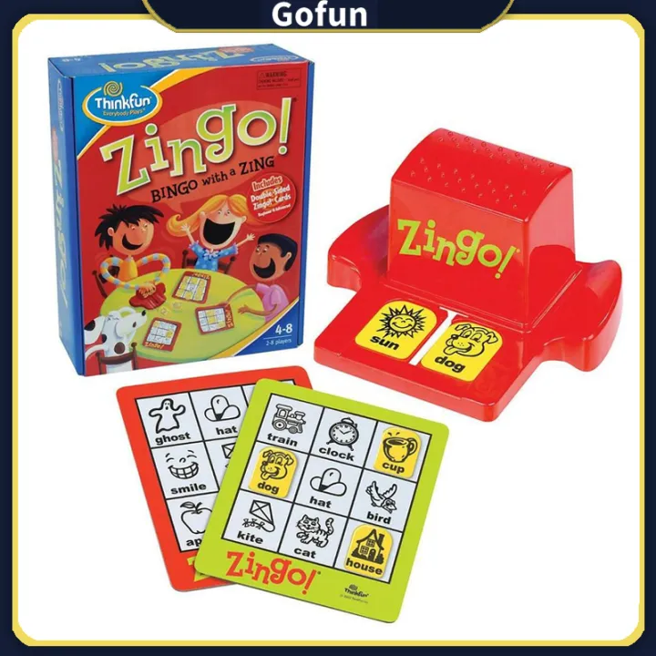 เกมกระดาน ThinkFun Zingo Bingo Award Winning Preschool Game for Pre-Readers and Early Readers Age 4 and Up