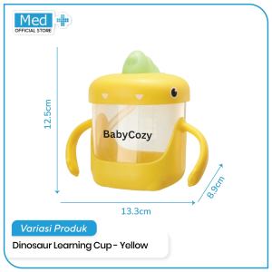 Med+ BabyCozy 3in1 Dinasour Training Straw Cup Gelas Minum Sedotan Anak