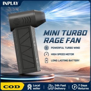 Mini Turbo Violent Fan 130000RPM Brushless Motor 5000mAh Electric Dust Blower High Power Portable Duct Fan for Car Home Outdoor