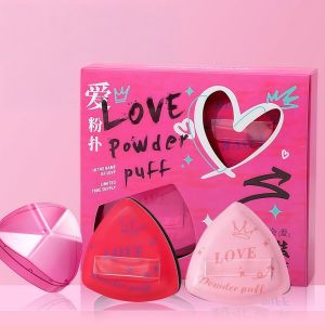 ZENO with Makeup Brush Makeup Sponge Set with Storage Box Quick Blending Cushion Powder Puff Set Flawless Reusable Makeup Cushion Puff For Sensitive Skin