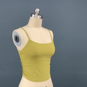 Lulu Nude cảm thấy vẻ đẹp trở lại Sling đồ lót thể thao cho phụ nữ Lulu Yoga với miếng đệm ngực