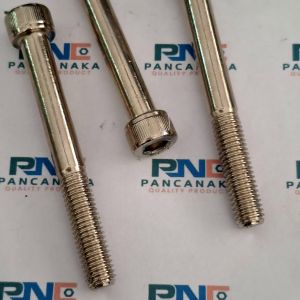 BAUT L M8X70 NIKEL MATERIAL BAJA KOKOH DENGAN LAPISAN ANTI KARAT