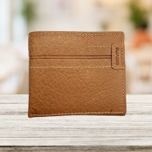 กระเป๋าสตางค์ผู้ชาย หนังแท้ ดีไซน์เรียบหรู พร้อมกล่อง ช่องใส่บัตรหลายช่อง ช่องใส่รูป ช่องใส่ธนบัตร 2 ช่อง พร้อมช่องซิปใส่เหรียญ