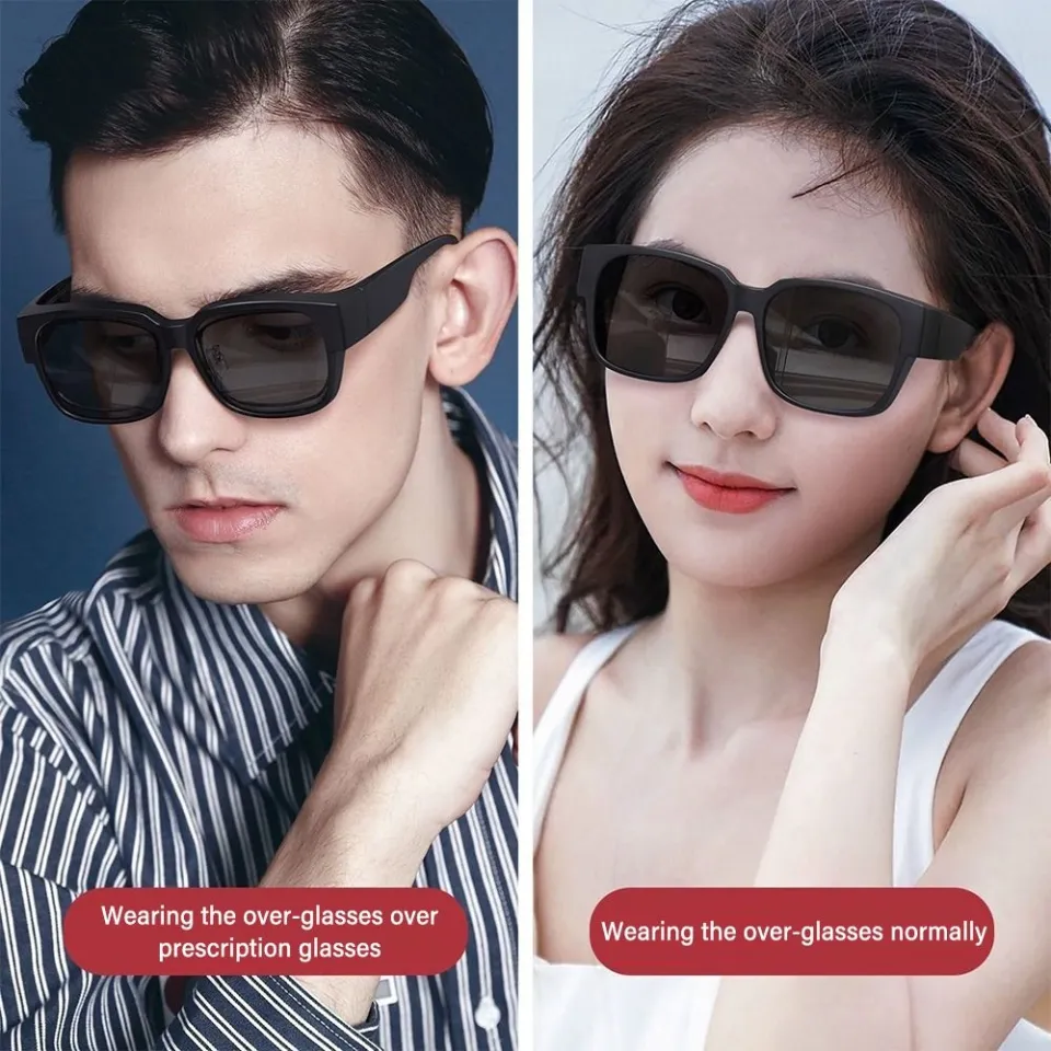 ROLL Women Men That Can Be Worn over Other Glasses Sun Glasses Wrap Around  Square Shades Polarized Fit Over Glasses Sunglasses