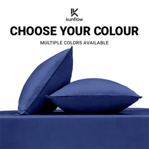 KUNFLOW Premium Pillowcase | Soft Smooth Feel | Breathable & Lightweight