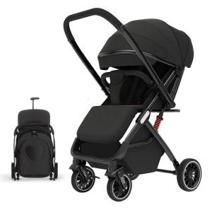 Comfort and Hugs Baby Stroller with Breathable Sun Roof Reversible Foldable Extra Storage Removable Handle Lockable Wheel