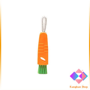 KANGBAN  แปรงทำความสะอาดฝาถ้วย ร่องฝาถ้วย แปรงทำความสะอาดขวดเก็บอุณหภูมิ  Carrot brush