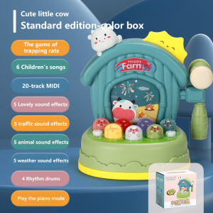 YUNLEO Whack-a-mole Toy Baby Playing Hamster Music Game Child Educational Toy Pounding Knocking Toys