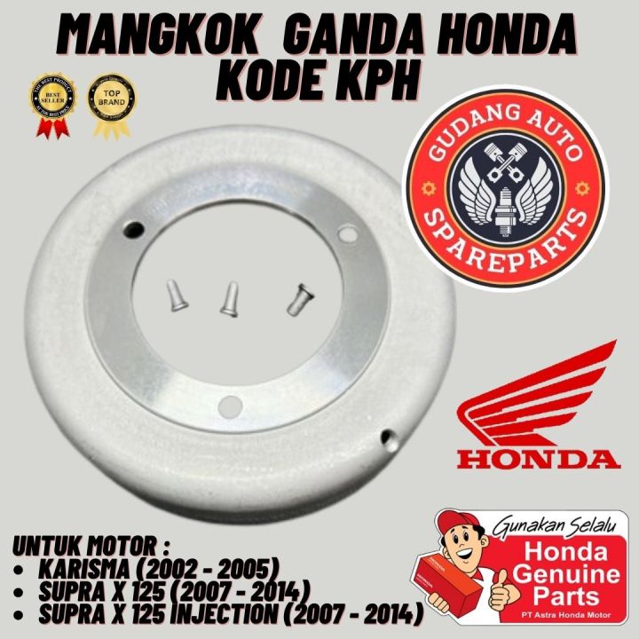 Original AHM Mangkok Ganda Rumah Kopling Otomatis Honda Karisma Supra X