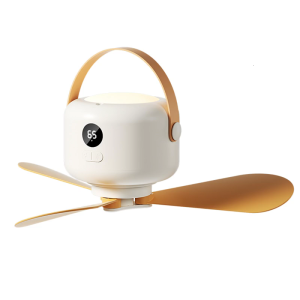 Remote Controls Hanging Fan With Builts In LED USB Powereds Silents Operation For Camping Tent Trailer