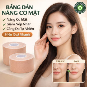 [Nâng Cơ Mặt] Miếng Dán Nâng Cơ Mặt Chuyên Nghiệp / Miếng Dán Xóa Nếp Nhăn Mặt / Giảm Nếp Nhăn Trán Rãnh Mũi Má / Miếng Dán Tạo Hình Khuôn Mặt / Giúp Da Săn Chắc Và Trẻ Trung Hơn / Thoáng Khí Và Thoải Mái / Có Thể Dễ Dàng Cắt Theo Kích Thước Cần Thiết