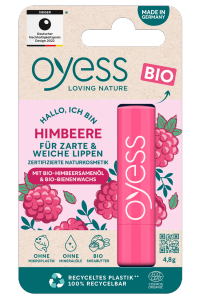 Made.in.Germany❤️ -💋Son dưỡng môi hương quả Mân Xôi OYESS LOVING NATURE HIMBEERE 4.8g