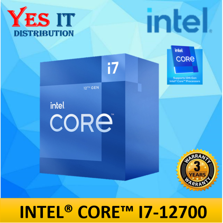 Intel Core I7-12700 25M Cache up to 4.90GHz 12th Gen