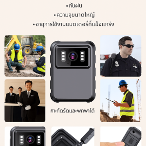 อุปกรณ์บันทึกวิดีโอ กะทัดรัดและพกพาได้ กล้อง มาพร้อมแบตเตอรี่ ทนทาน การบันทึกหลายมุม 4k เอชดี ฉลาด