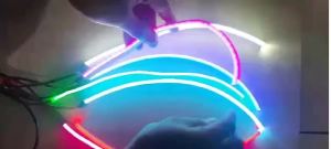 ACEKOGO ACEKOGO 30CM Universal Flexible [ Static ]Car Styling Flexible Hose Guide LED Strip Daytime Brake Trunk Motorcycle Headlights LED Light Strip Car Accessories Car Accessories