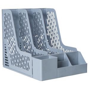 Khay tài liệu 3 ngăn nhựa VIỆT NHẬT 5680 - Ngăn đựng bút viết vật dụng văn phòng