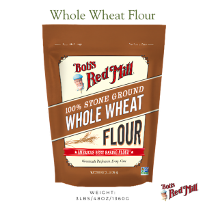 Bobs Red Mill Whole Wheat Flour 1.36kg