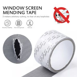 Window Screen Repair Kit Door Window Patch Tape Strong Adhesive Long Lasting Fiberglass Repair tape