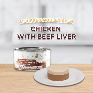 SmartHeart REFINE Cat Canned Wet Food in Double Layer Mousse 85g | Available in 4 Silky Recipes!