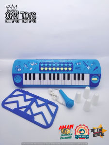 [FREE BATERAI] Mainan Anak Piano Mic - Organ Piano Alat Musik Mic Rekam - Mainan Edukasi Musik Piano Anak Lengkap Dengan Mic