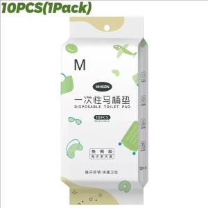 20Pcs Disposable Toilet Seat Covers for Travel Waterproof Public Bathrooms Universal Toilet Seat Pad