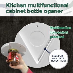 🔥Hot In Stock🔥Multifunctional round bottom cover can opener kitchen cabinet bottle opener bottle opener under the dining table