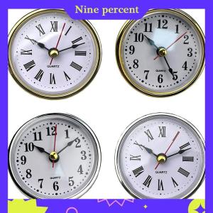 Nine percent Classic Clock Craft Quartz Movement Dia.65mm Round Clocks Insert Roman Number Little Clock Arabic Numbers Wall Decor