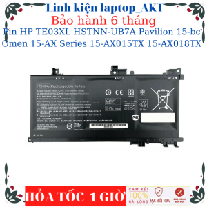 PIN dùng cho LAPTOP HP TE03XL HSTNN-UB7A Pavilion 15-bc Omen 15-AX Series 15-AX015TX 15-AX018TX