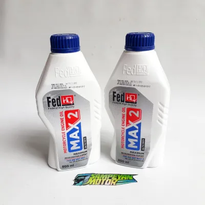 Oli Oil Pelumas Mesin FedHQ Max2 4T SAE 10W 30 Matic 0.8L