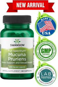 ✅ Mucuna Pruriens (Mucuna Dopa) Super Extract 20% L-Dopa Velvet Beans – Dopamine Booster for Mood Wellbeing Motivation Energy Levels Anti-Anxiety Happiness by Swanson Made in USA