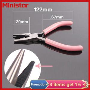 Ministar Mini Pliers Diagonal Round Bent Needle Nose Handcraft Beading Insulated Cutter Pliers For Jewelry Making Tools