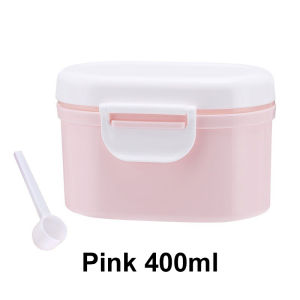 HOMSA 400/800ML Baby Milk Powder Box Portable Food Supplement Travel Airtight Sealed Cans Container