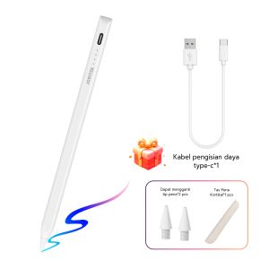 KOOYIINN PS02 Stylus Pen Capacitive Pencil Touch Screen Anti-Mistouch Active Pencil With Palm Rejection Tilt Sensitive Magnetic Function Compatible for iPad mini 5/6/7/8/9/10